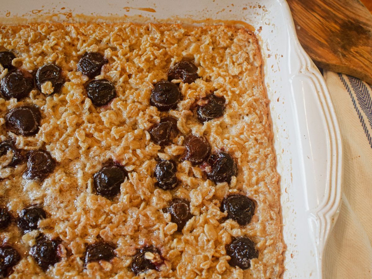 Cherry Oatmeal Bake Recipe A Quaint Life