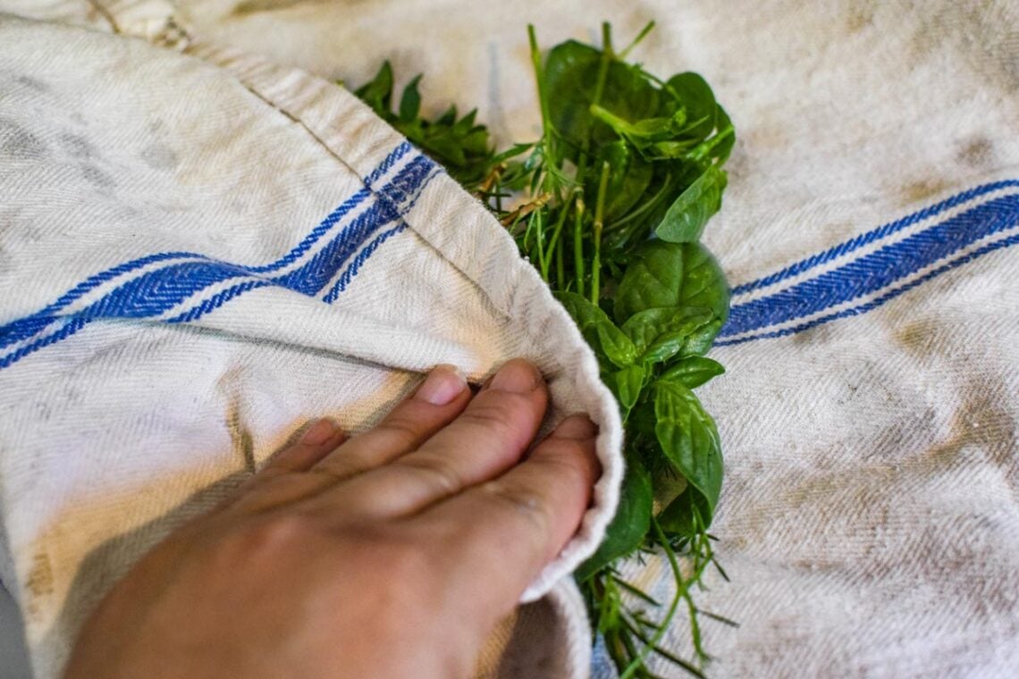 How To Make Herb Salt - A Quaint Life from scratch kitchen