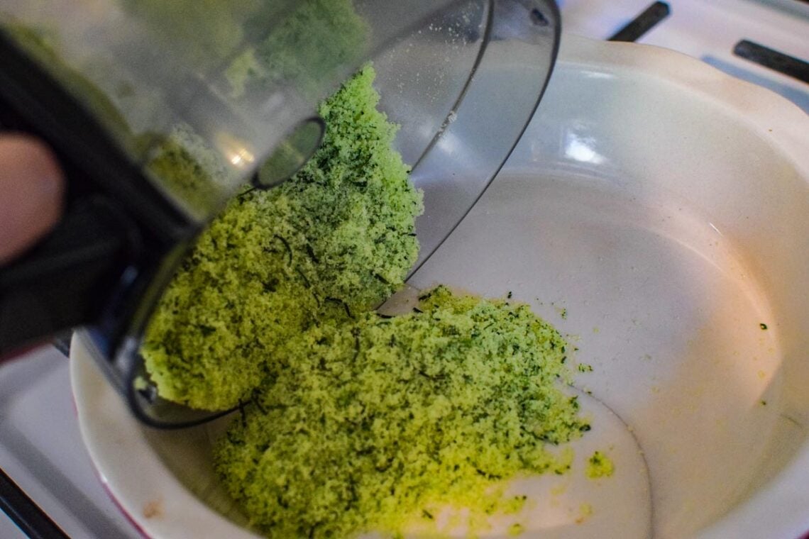 How To Make Herb Salt - A Quaint Life from scratch kitchen
