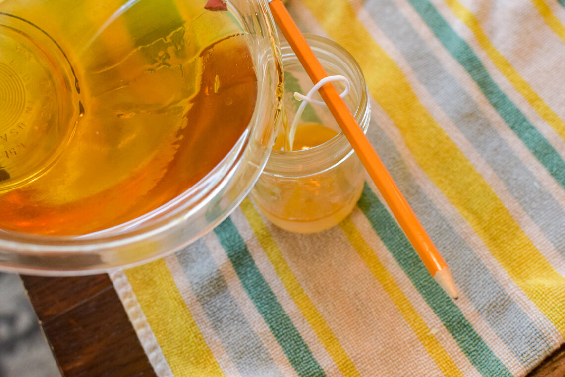 Easy Beeswax Candles Handmade A Quaint Life