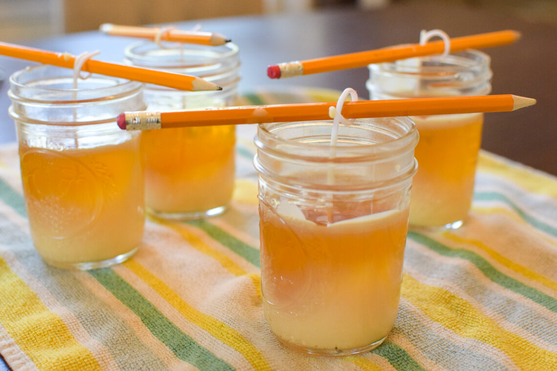 Easy Beeswax Candles Handmade A Quaint Life