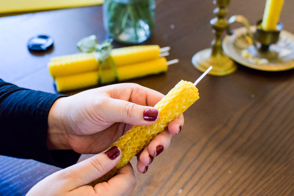 Easiest Beeswax Taper Candles A Quaint Life