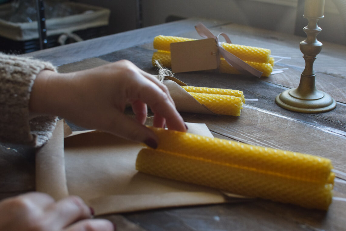 Easiest Beeswax Taper Candles A Quaint Life