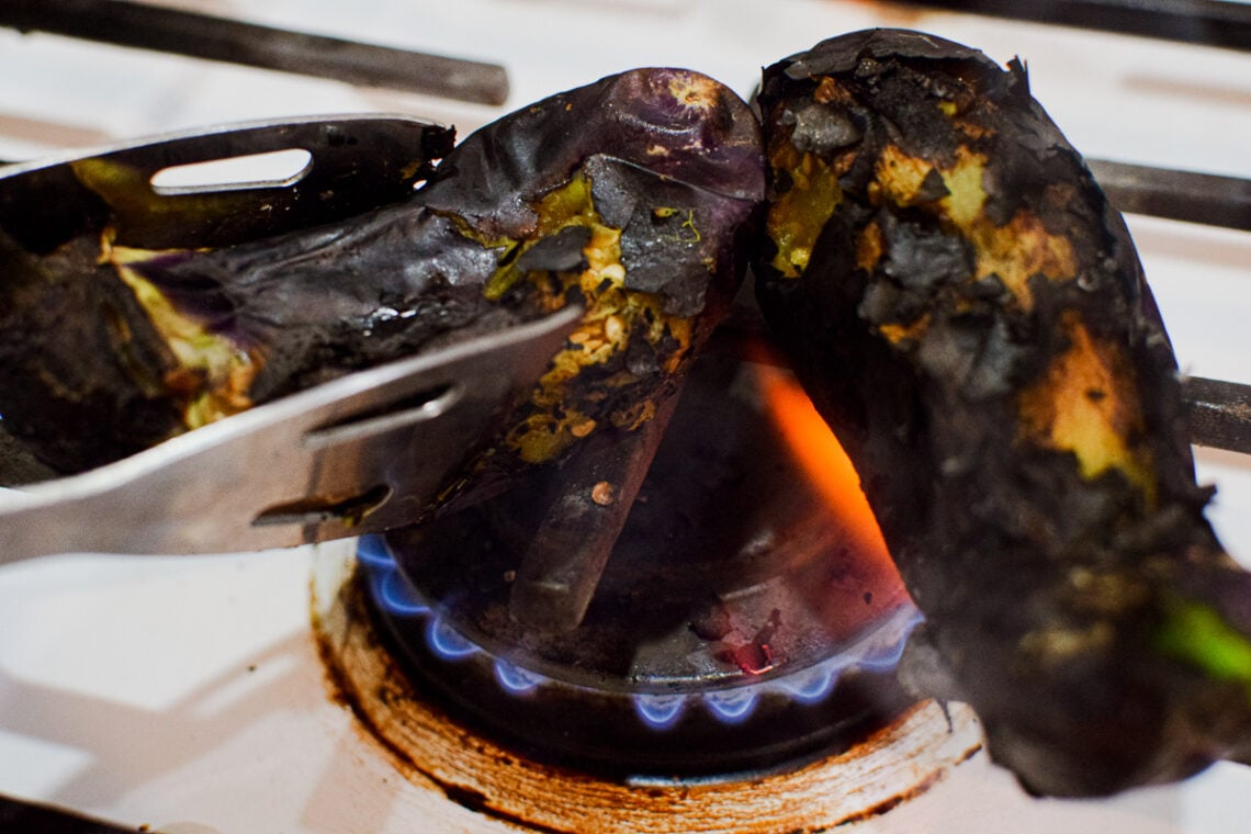 Fire Roasted Eggplant Purée A Quaint Life