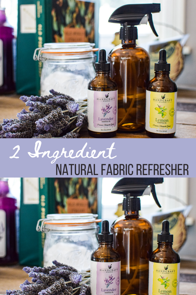 Easy 2 Ingredient Natural Fabric Refresher Without Vinegar A Quaint Life