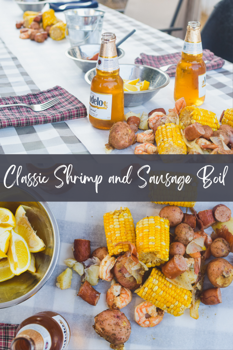 Classic Shrimp and Sausage Boil - A Quaint Life