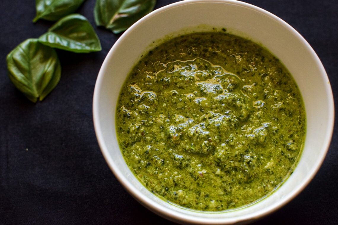 Homemade Pesto with Walnuts Recipe A Quaint Life