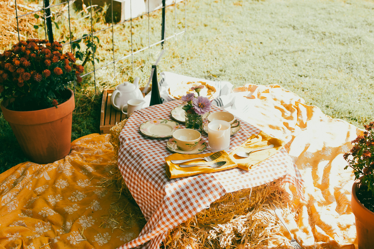 Fall Tea in the Garden - A Quaint Life