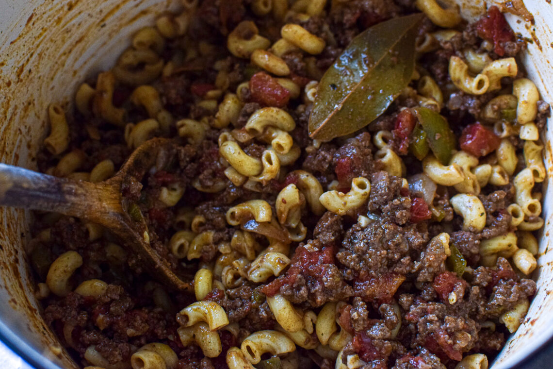Quick Ground Beef Goulash (One-Pot Classic Meal) - A Quaint Life