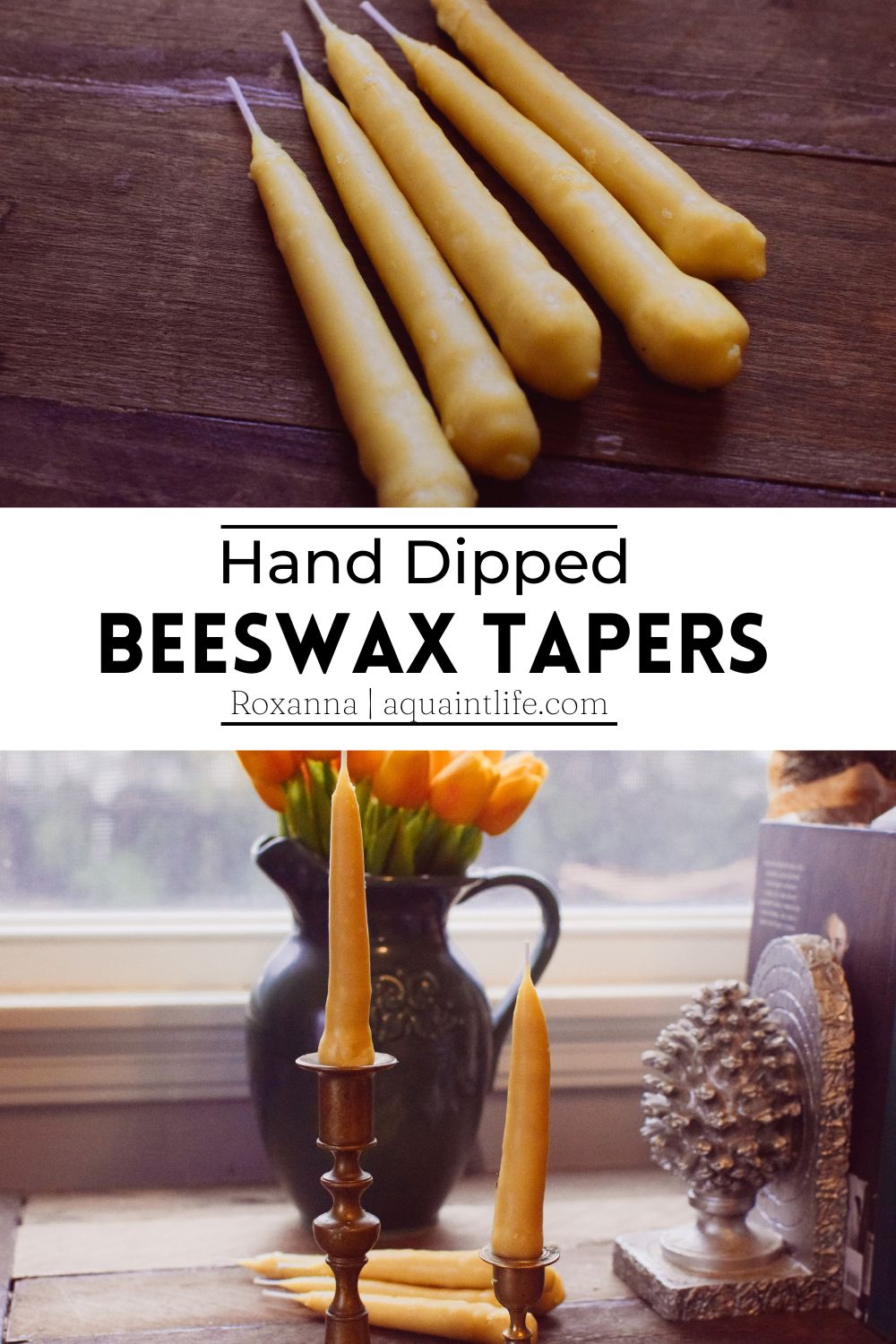 How To Make Hand-Dipped Beeswax Candles