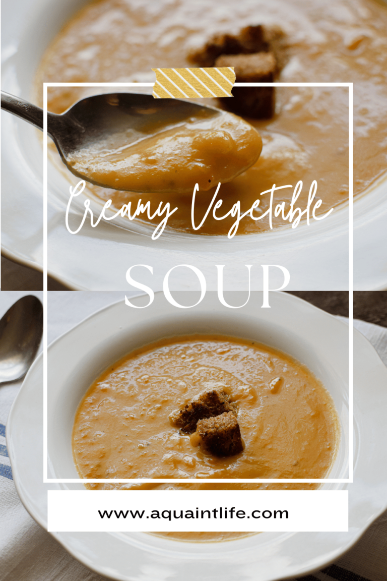 Creamy Vegetable Soup (No Cream) A Quaint Life