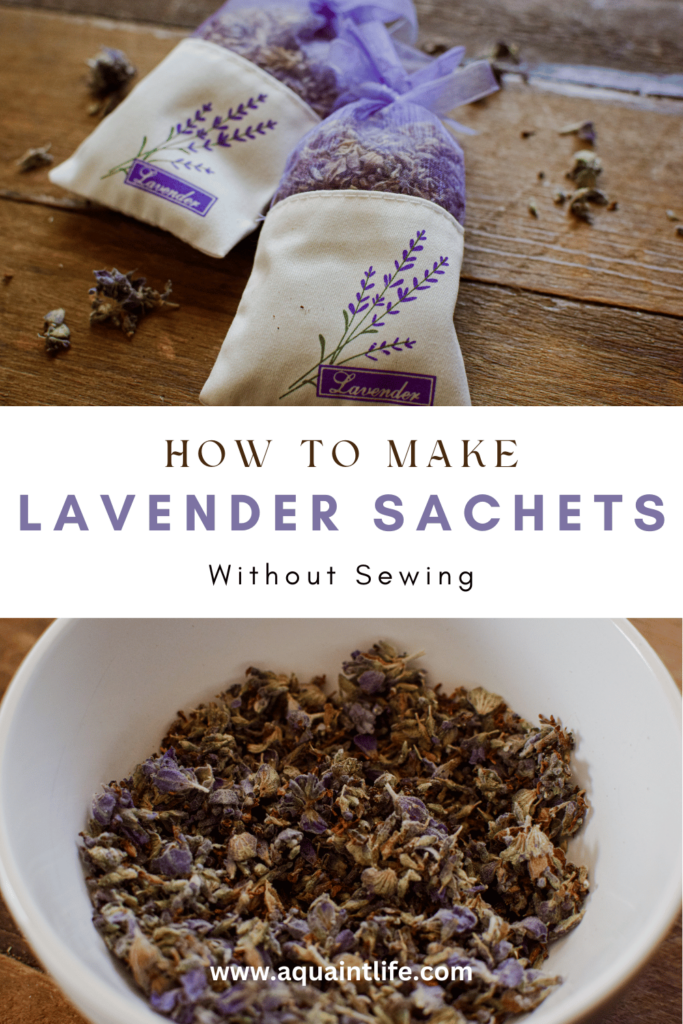 How To Make Lavender Sachets Without Sewing (Easy) A Quaint Life